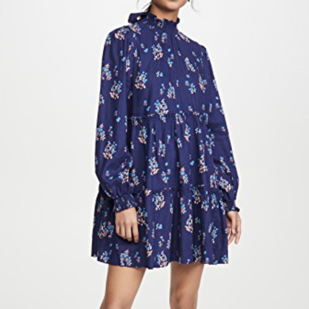 NWT Free People Long Sleeve Mini Dress
